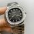 Patek Philippe Nautilus Black Stripe Dial Diamond Bezel Stainless Steel Bracelet Date 1:1 Superclone