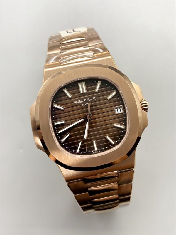 Patek Philippe Nautilus 5711/1R-001 in Rose Gold Brown Dial(1:1Super Clone)