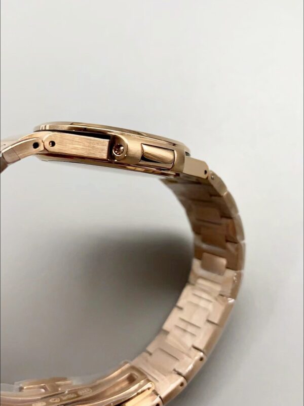 Patek Philippe Nautilus 7010/1GR-011 32MM- Genuine Diamonds on Bezel(1:1 Super Clone)
