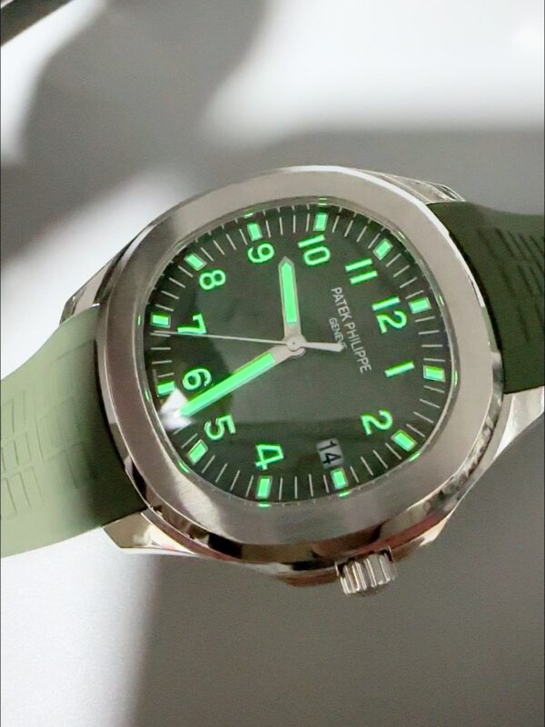 Patek Philippe Aquanaut 5168G Green Dial 904L Steel (1:1Super Clone)