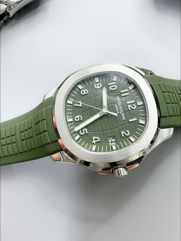 Patek Philippe Aquanaut 5168G Green Dial 904L Steel (1:1Super Clone)