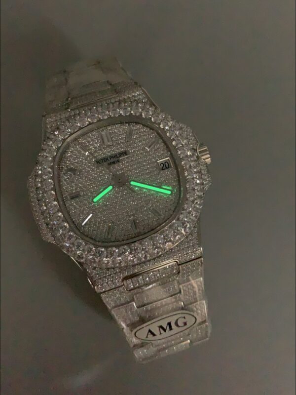 Patek Philippe Nautilus 5711/A 904L Steel Diamonds Casing(1:1Super Clone)