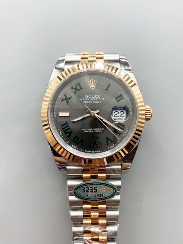 1:1 super clone Datejust 36MM & 41 MM Wimbledon: Ref. 126334