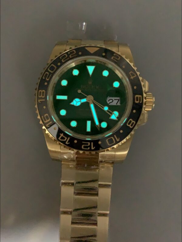 Rolex GMT-Master II 116718LN 18K Gold Wrapped -1:1 Superclone