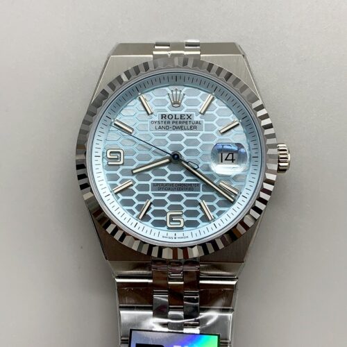 Rolex Land-Dweller 127336 Ice Blue Honeycomb 40MM (1;1 Super Clone)