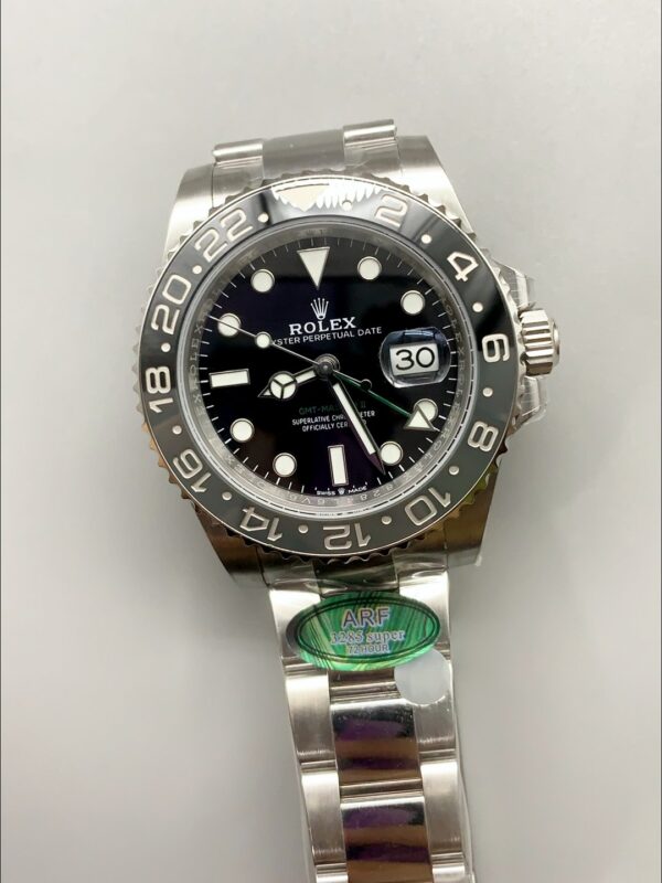 Rolex GMT-Master II With Black and Gray Bezel and 3285 Movement.(1;1Super Clone)