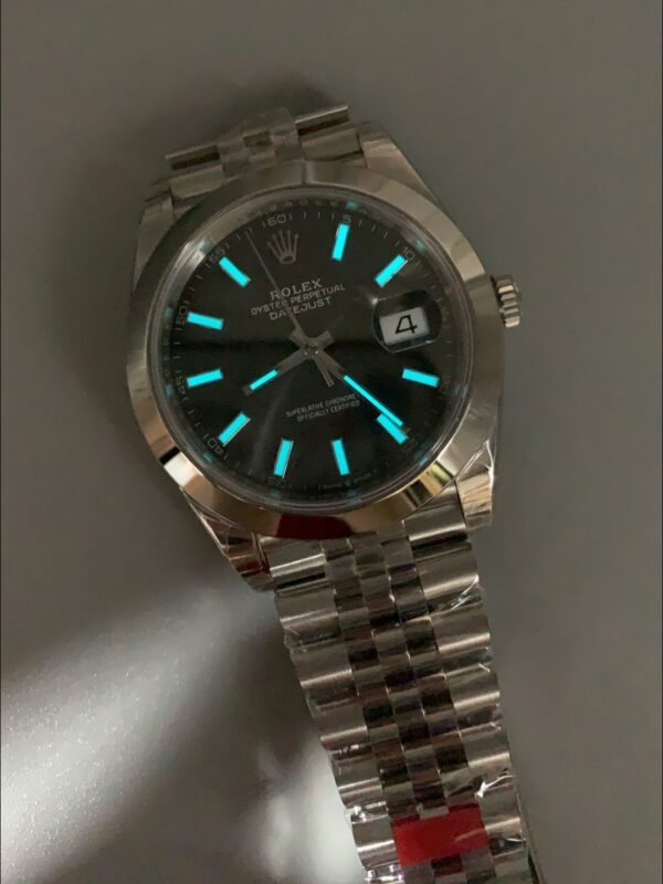 Rolex Datejust Grey Dial Stainless Steel Jubilee Bracelet Date Display 1:1 Superclone