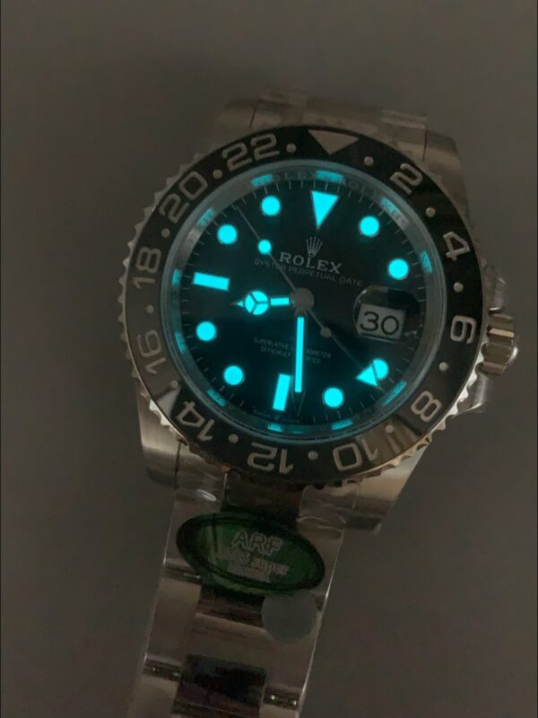 Rolex GMT-Master II With Black and Gray Bezel and 3285 Movement.(1;1Super Clone)