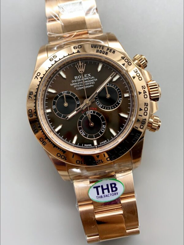Rolex Daytona Brown Dial Rose Gold Model M116505(1:1Super Clone)