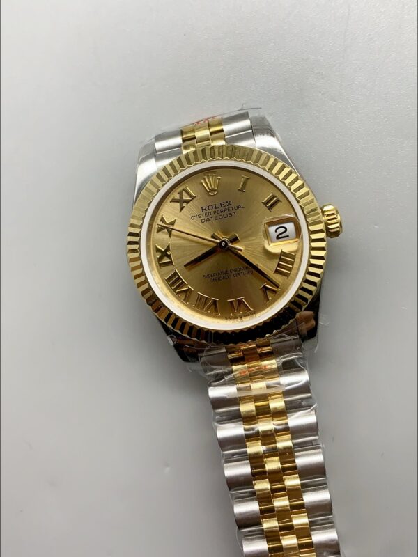 Rolex Datejust Gold with Roman Dial in 36MM (1;1Super Clone)