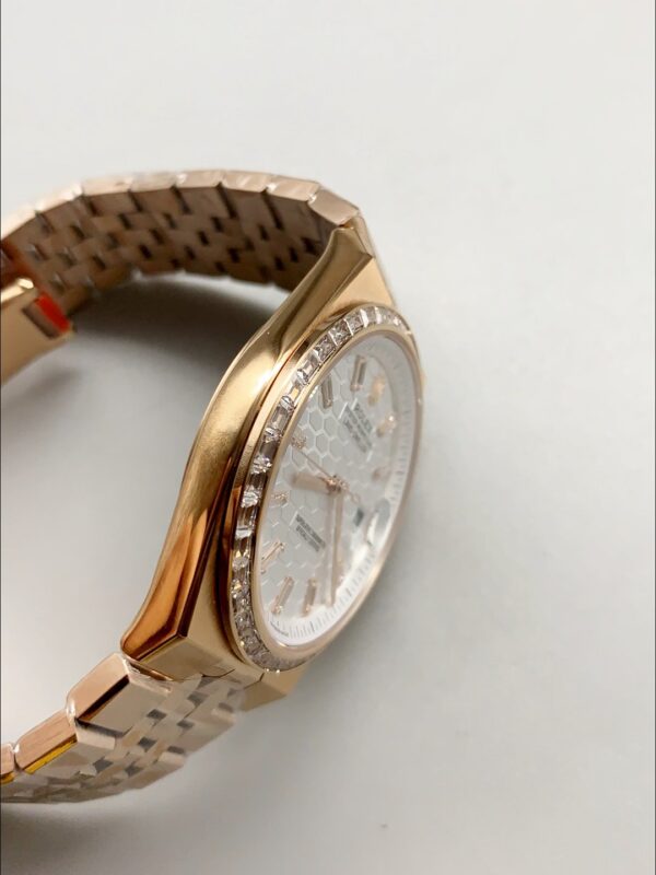 RoleRolex Land-Dweller 127335 Steel Honeycomb Rose Gold 40MM(1:1 Super Clone)