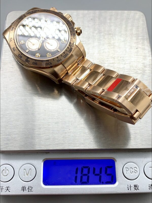 Rolex Daytona Black Dial Rose Gold Model 116509(1;1Super Clone)