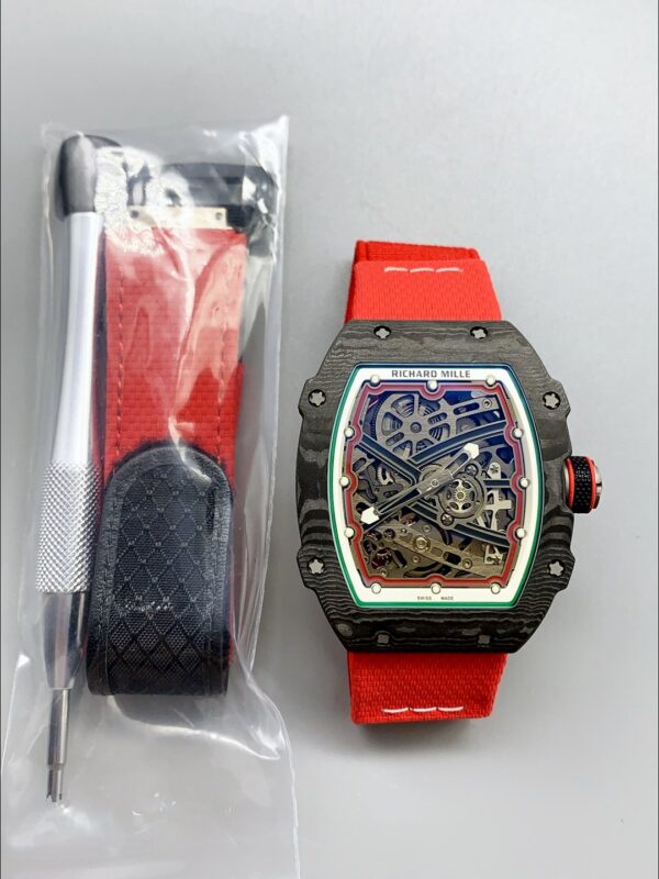 Richard Mille RM 67-02 Italy Black Carbon TPT Italy (1;1 Super Clone)