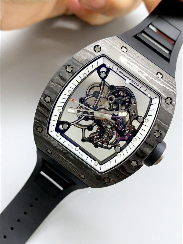 1E69C889E697A5-64-8.jpg Richard Mille RM055 mechanical watch with carbon fiber case (1;1 Super Clone)