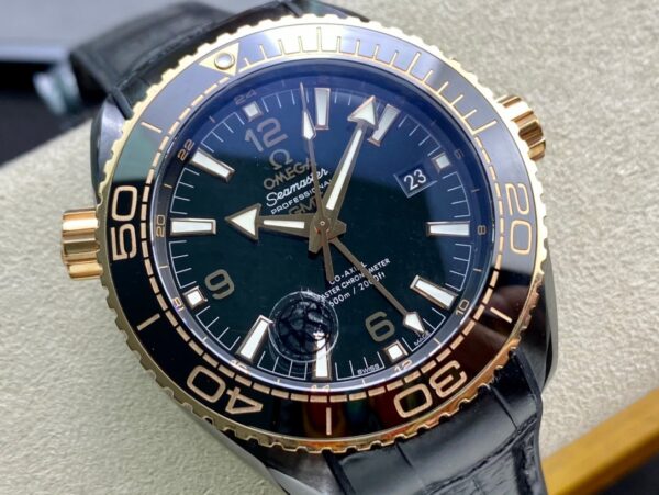 1:1 Superclone Omega Chieftain Series Black Ceramic Ocean Universe 600 meters