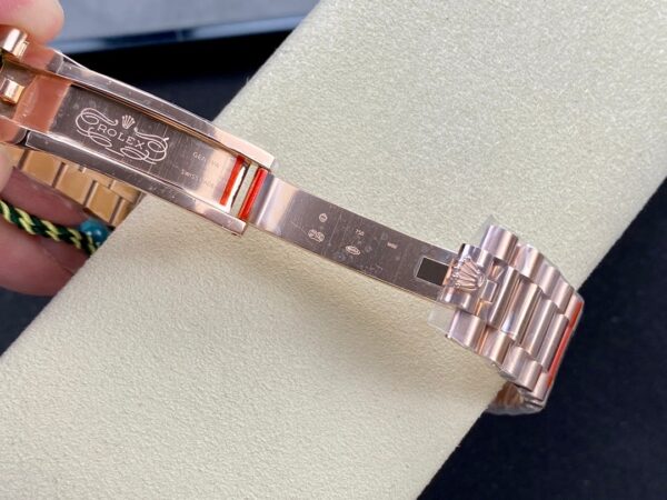 Day Date Rolex Weekly Journal Champaign 18K Gold Plated counter weight