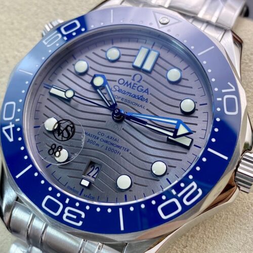 OMEGA Seamaster Diver 300M 42mm Silver Dial & Blue Bezel