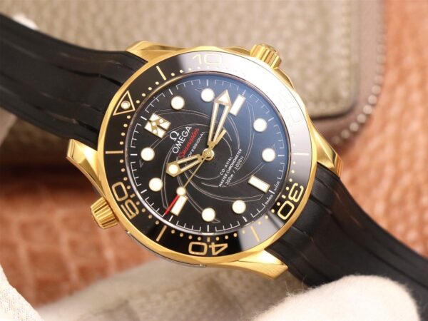 1:1 Superclone Omega Seamaster 300M Co-Axial Master 18K Gold