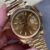 1:1 super clone Day Date Rolex Weekly Journal 18K Gold Plated counter weight