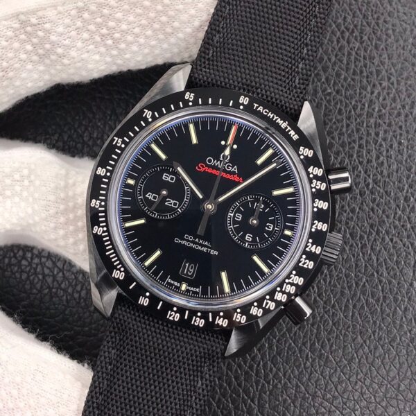 1:1 super clone Omega Seamaster Dark Side of the Moon full ceramic