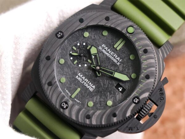 1:1 Superclone Panerai Carbotech Marina Militare Submersible.PAM961