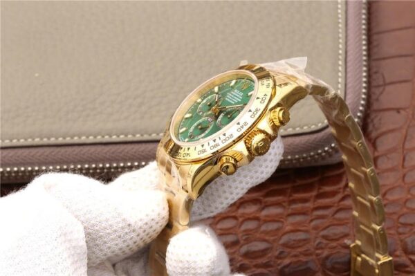 1:1 Super Clone Rolex Cosmograph Daytona 18K Yellow Gold Cal.4130 Move