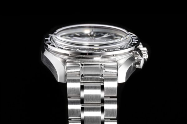 1:1 super clone Omega Super Series Moonphase (black OMEGA)